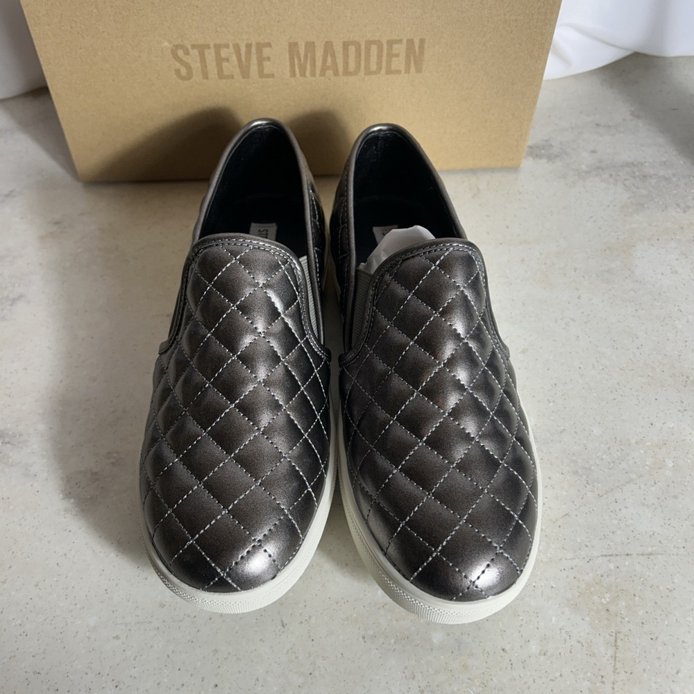Steve Madden Women's Ecentrcq Pewter Size 11